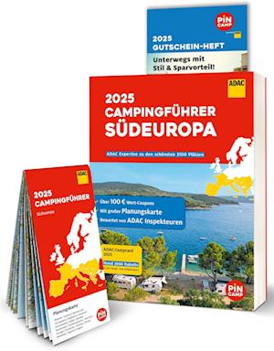 Cover for ADAC Campingführer Südeuropa 2025 (Book) (2024)