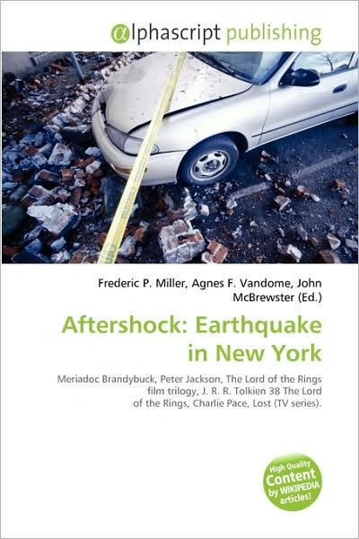 Cover for Aftershock · Earthquake in New York (Book)