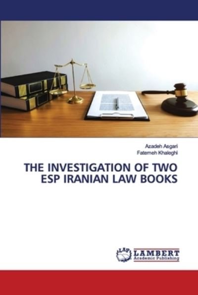 Cover for Asgari · The Investigation of Two Esp Ira (Bok) (2020)