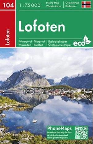 Cover for Freytag &amp; Berndt · Freytag &amp; Berndt Hiking Map: Lofoten Hiking &amp; Cycling Map (Inbunden Bok) (2019)