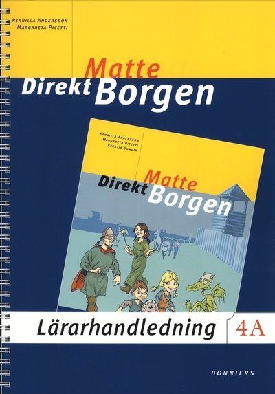 Cover for Pernilla Andersson · MatteBorgen: Matte Direkt Borgen 4A  Lärarhandledning på CD (Audiobook (CD)) (2004)