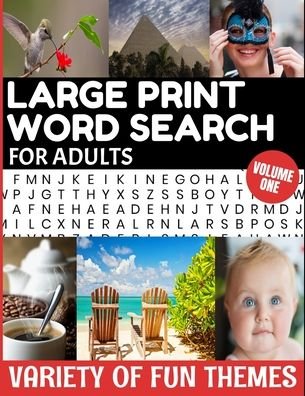 Cover for Pzyl Press · Large Print Word Search for Adults Variety of Fun Themes (Paperback Book) (2020)