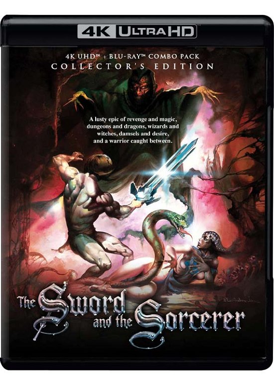 Cover for Sword &amp; the Sorcerer (4K UHD Blu-ray) (2022)