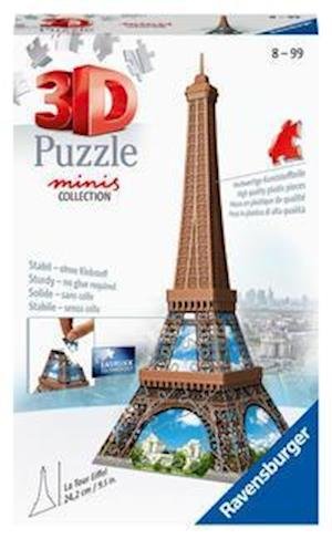 Ravensburger 3D Puzzle - Mini Eiffelturm - 54 T... - Ravensburger - Merchandise - Ravensburger - 4005556125364 - 7. februar 2019