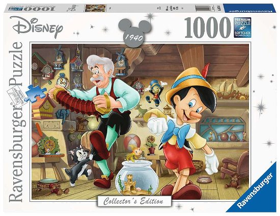 Disney Collectors Edition Pinocchio 1000pc jigsaw puzzle Puzzles - Disney Collectors Edition Pinocchio 1000pc jigsaw puzzle Puzzles - Board game - Ravensburger - 4005556167364 - September 15, 2022