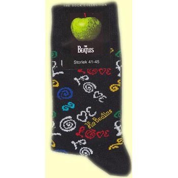 Cover for The Beatles · The Beatles Unisex Ankle Socks: Love (UK Size 7 - 11) (Kläder) [size M] [Blue - Unisex edition]