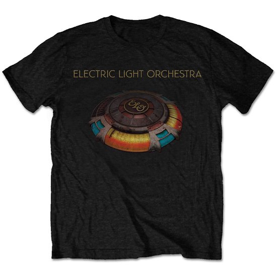 ELO Unisex T-Shirt: Mr Blue Sky Album - Elo ( Electric Light Orchestra ) - Produtos - Bandmerch - 5055979908364 - 7 de julho de 2016