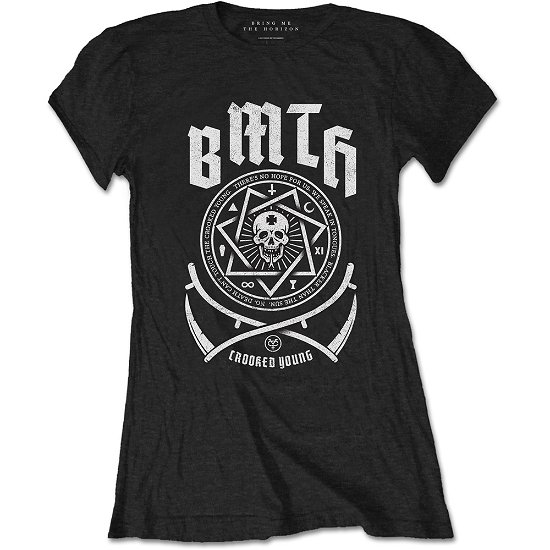 Cover for Bring Me The Horizon · Bring Me The Horizon Ladies T-Shirt: Crooked (T-shirt) [size L] [Black - Ladies edition] (2016)