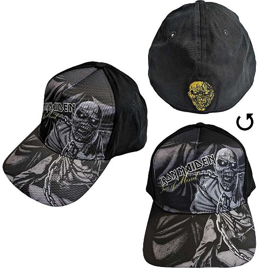 Iron Maiden Unisex Baseball Cap: Piece Of Mind Greyscale - Iron Maiden - Merchandise -  - 5056561098364 - 