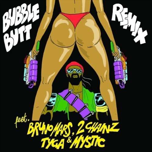 Cover for Major Lazer · Bubble Butt [12&quot; Vinyl] (12&quot;) [Coloured edition] (2021)