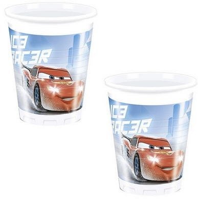 Cover for Disney: Cars · Ice - 8 Bicchieri Plastica 200 Ml (MERCH)