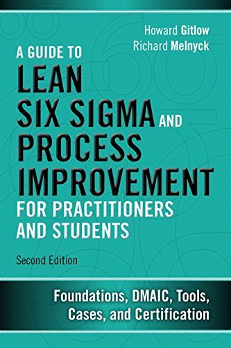 Cover for Howard Gitlow · Guide to Six Sigma and Process Improvement for Practitioners and Students, A: Foundations, DMAIC, Tools, Cases, and Certification (Hardcover Book) (2015)