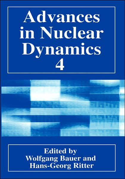 Cover for Hans-georg Ritter · Advances in Nuclear Dynamics 4 (Hardcover Book) [1998 edition] (1999)