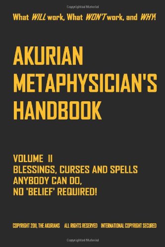 Cover for The Akurians · Akurian Metaphysician's Handbook Volume II (Paperback Book) (2011)