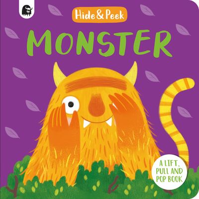 Cover for Happy Yak · Monster: A Lift, Pull, and Pop Book - Hide and Peek (Board book) (2022)