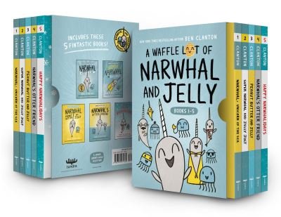 Cover for Ben Clanton · Waffle Lot of Narwhal and Jelly (Hardcover Books 1-5) (Bok) (2021)