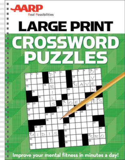 Cover for Publications International Ltd · AARP Large Print Crossword Puzzles (Spiral Book) (2015)