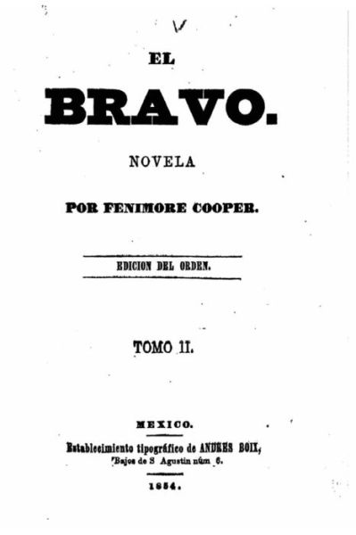 Cover for Fenimore Cooper · El Bravo, Novela (Paperback Book) (2016)