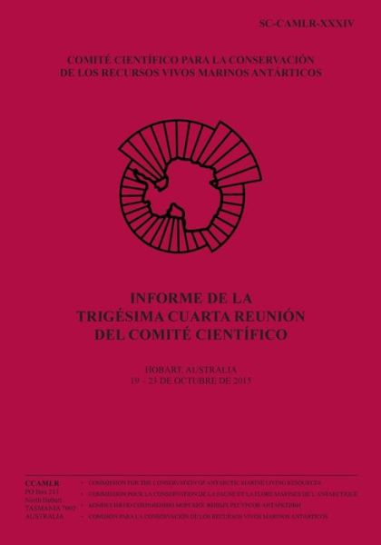 Cover for Comision Para La Conservacion De Los R · Informe de la Trig sima Cuarta Reuni n del Comit Cient fico (Paperback Book) (2016)