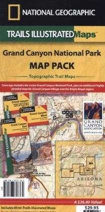 Cover for National Geographic Maps · Grand Canyon National Park, Map Pack Bundle: Trails Illustrated National Parks (Kort) [2010th edition] (2023)