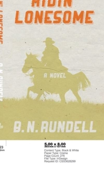 Cover for B N Rundell · Ridin' Lonesome (Hardcover Book) (2020)
