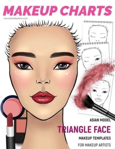 Cover for I Draw Fashion · Makeup Charts - Face Charts for Makeup Artists (Paperback Bog) (2019)
