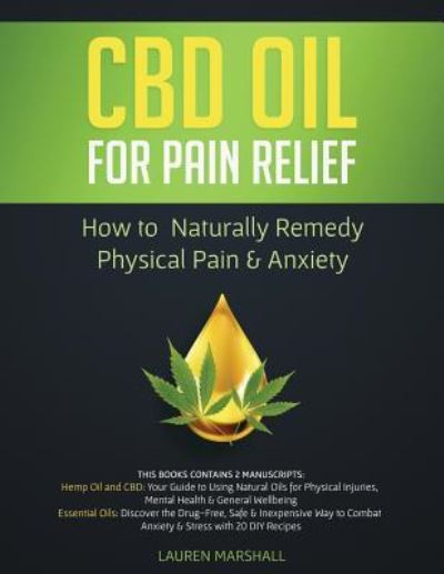 Cover for Lauren Marshall · CBD Oil for Pain Relief (Paperback Book) (2018)