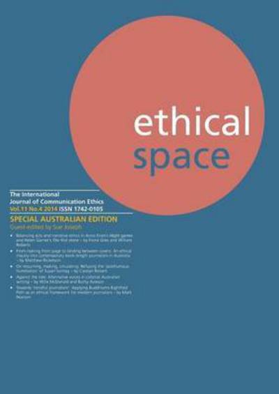 Cover for Sue Joseph · Ethical Space Vol.11 Issue 4 (Paperback Book) (2014)