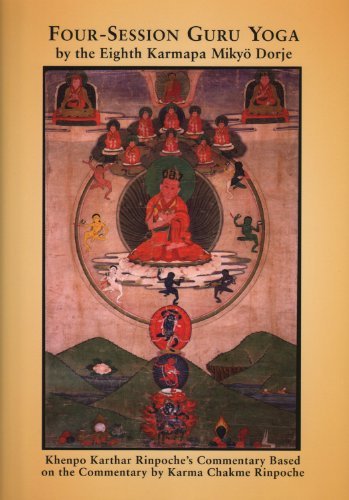 Cover for Khenpo Karthar Rinpoche · Four-session Guru Yoga by Miky Dorje: Khenpo Karthar Rinpoche's Commentary Based on the Commentary by Karma Chakme Rinpoche (Paperback Bog) [Pap / Com edition] (2013)