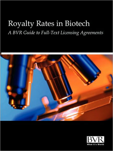 Cover for Valuation Resources Business Valuation Resources · Reasonable Royalty Rates in Biotech (Paperback Book) (2010)