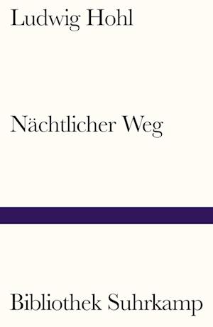 Cover for Ludwig Hohl · Nächtlicher Weg (Book) (2024)