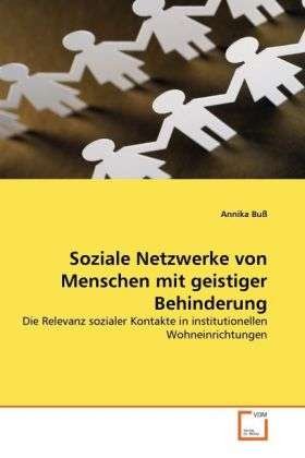 Cover for Buß · Soziale Netzwerke von Menschen mit (Book)