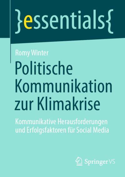 Cover for Romy Winter · Politische Kommunikation Zur Klimakrise (Book) (2023)