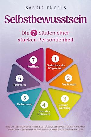 Cover for Sarah Engels · Selbstbewusstsein – Die 7 Säulen einer starken Persönlichkeit: Wie du Selbstzweifel hinter dir lässt, Selbstvertrauen aufbaust und durch ein sicheres Auftreten andere von dir überzeugst (Book) (2024)