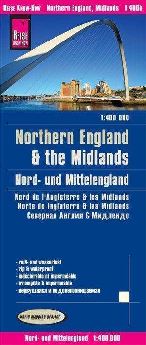 Cover for England North &amp; Midlands 1:400.000 (Map) (2022)