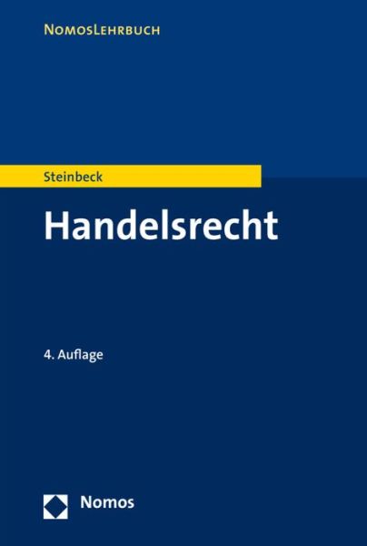 Cover for Steinbeck · Handelsrecht (Book) (2017)