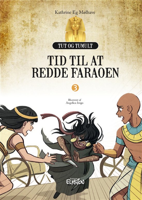 Cover for Kathrine Eg Mølhave · Tut og tumult: Tid til at redde Faraoen (Hardcover Book) [1er édition] (2021)