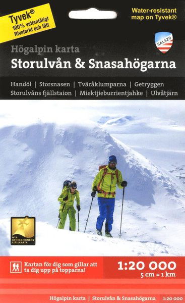 Cover for Högalpin karta Storulvån &amp; Snasahögarna 1:20.000 (CD/DVD) (2018)