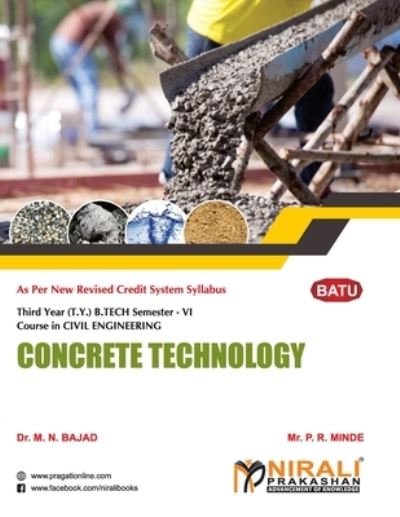 Cover for M N Dr Bajad · Concrete Technology (Paperback Book) (2019)