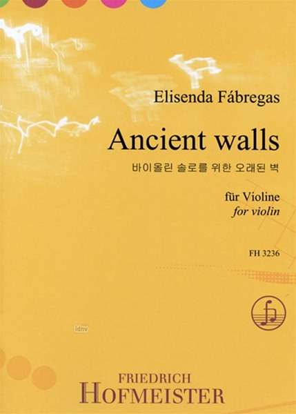 Cover for Fábregas · Ancient walls,Vl.FH3236 (Book)