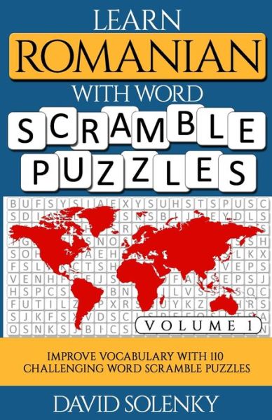 Cover for David Solenky · Learn Romanian with Word Scramble Puzzles Volume 1 (Paperback Book) (2020)