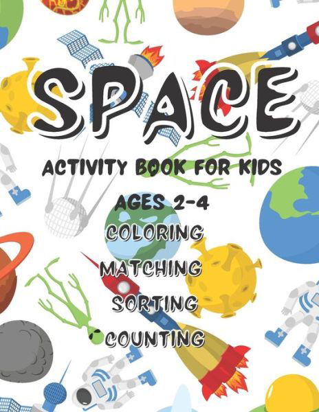 Cover for Lubawi Books · Space Activity Book For Kids (Pocketbok) (2020)