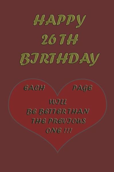 Happy 26th Birthday - Awesome Printer - Books - Independently Published - 9798603407364 - January 23, 2020