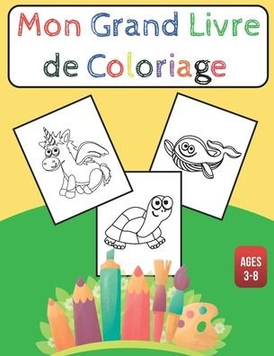 Cover for Oselta Artiste Peintre · Mon Grand livre de coloriage (Pocketbok) (2020)