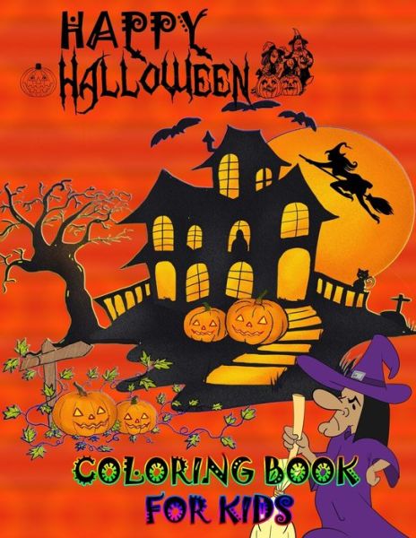 Cover for Nicky And Jerry · Happy Halloween Coloring Book for Kids (Taschenbuch) (2020)