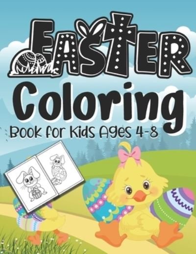 Cover for Bnke Sg · Easter Coloring Book For Kids Ages 4-8 (Pocketbok) (2021)