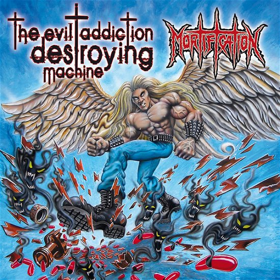 Cover for Mortification · Evil Addiction Destroying Machine (LP) (2022)