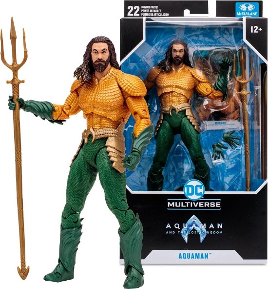 Cover for Dc Aquaman 2 Movie 7 Aquaman (Gold &amp; Green Suit) (MERCH) (2023)