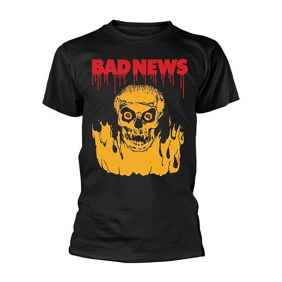 Cover for Bad News · Fireskull (T-shirt) [size XXL] [Black edition] (2019)