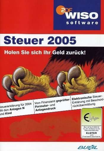 Wiso Geld-tipp Steuer 2005 DVD - Pc - Otros -  - 4011282402365 - 19 de noviembre de 2004